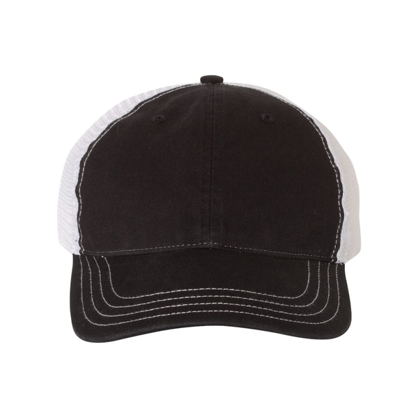 Richardson® Garment-Washed Six-Panel Trucker Cap