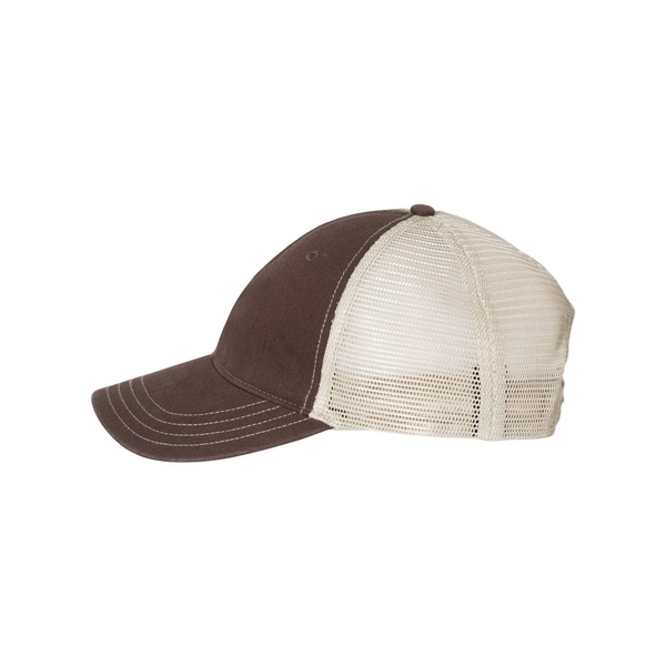 Richardson® Garment-Washed Six-Panel Trucker Cap