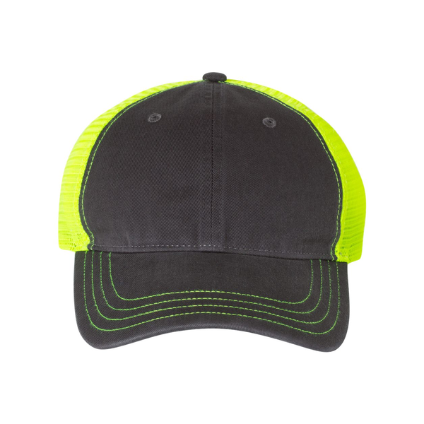 Richardson® Garment-Washed Six-Panel Trucker Cap