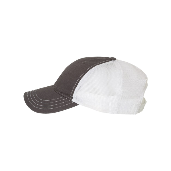 Richardson® Garment-Washed Six-Panel Trucker Cap