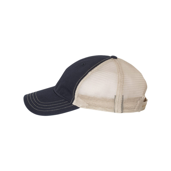 Richardson® Garment-Washed Six-Panel Trucker Cap