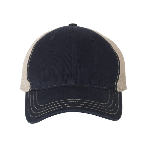 Richardson® Garment-Washed Six-Panel Trucker Cap