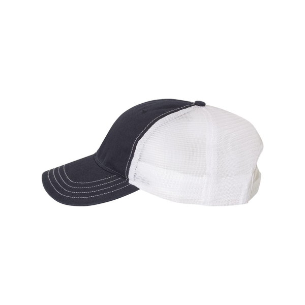 Richardson® Garment-Washed Six-Panel Trucker Cap