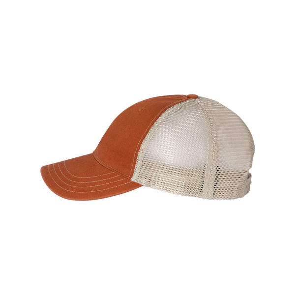 Richardson® Garment-Washed Six-Panel Trucker Cap