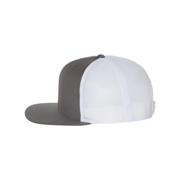 Richardson® Wool Blend Flat Bill Trucker Cap