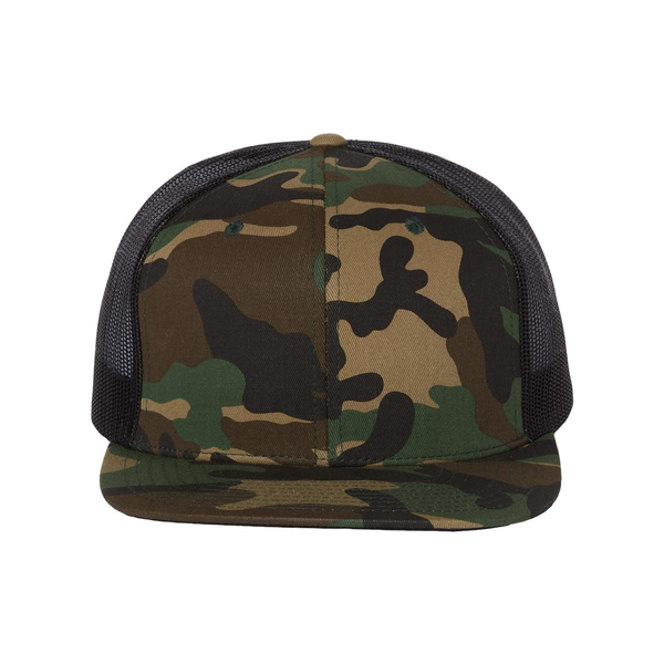 Richardson® Wool Blend Flat Bill Trucker Cap