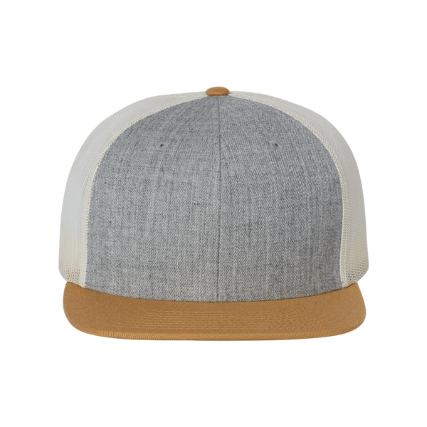 Richardson® Wool Blend Flat Bill Trucker Cap