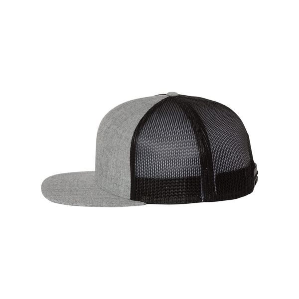 Richardson® Wool Blend Flat Bill Trucker Cap