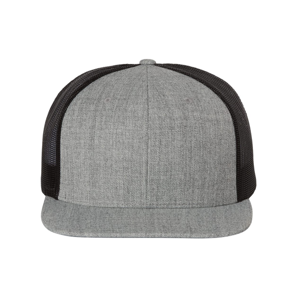 Richardson® Wool Blend Flat Bill Trucker Cap