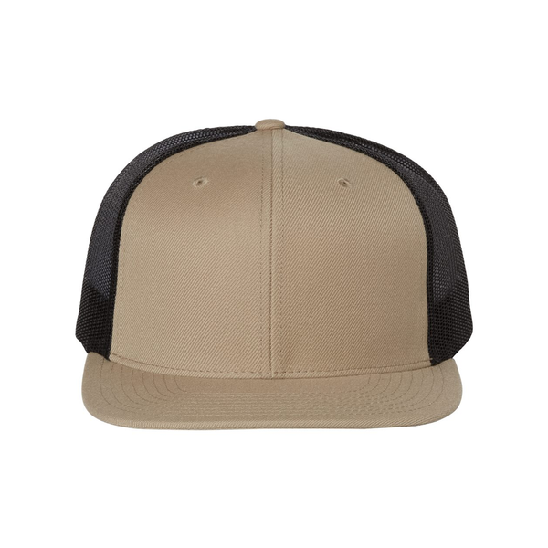 Richardson® Wool Blend Flat Bill Trucker Cap