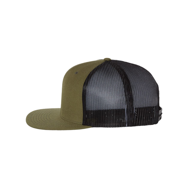 Richardson® Wool Blend Flat Bill Trucker Cap