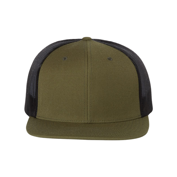 Richardson® Wool Blend Flat Bill Trucker Cap