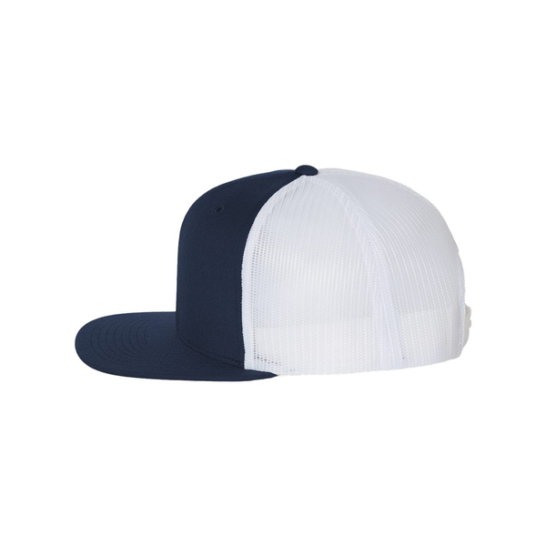 Richardson® Wool Blend Flat Bill Trucker Cap