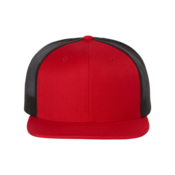 Richardson® Wool Blend Flat Bill Trucker Cap