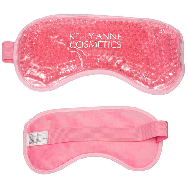 Plush Aqua Pearls Deluxe Hot & Cold Eye Mask