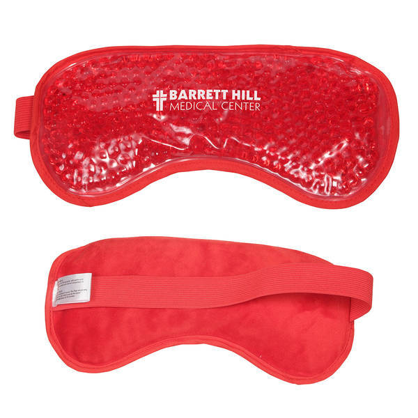 Plush Aqua Pearls Deluxe Hot & Cold Eye Mask