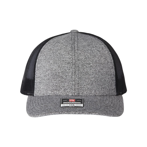 Richardson® Low Pro Structured Heather Trucker Cap