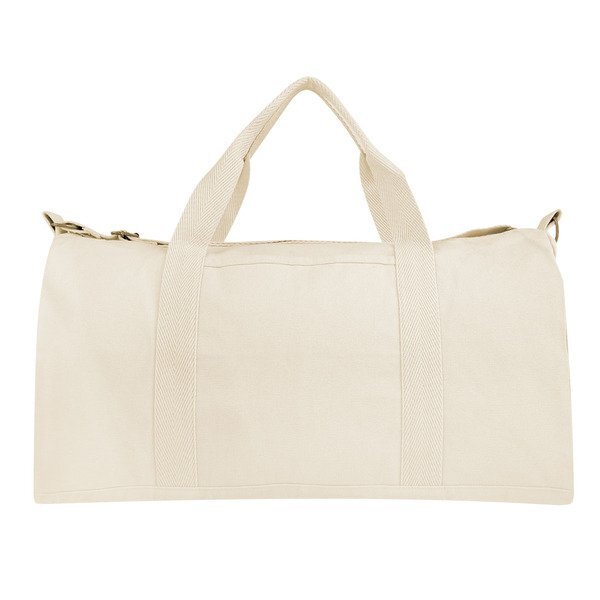 AWARE™ Recycled Cotton/Poly Flat Bottom 21" Duffel Bag