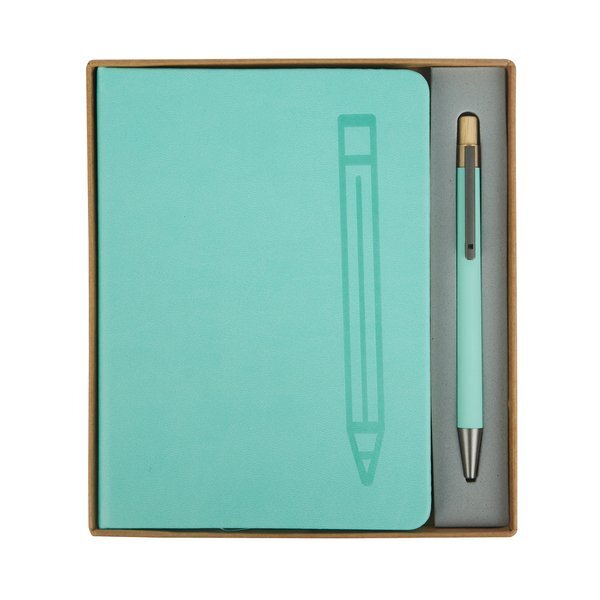Manhattan II Gift Set w/ Magnetic Journal & Recycled Pen