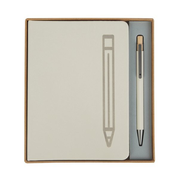 Manhattan II Gift Set w/ Magnetic Journal & Recycled Pen