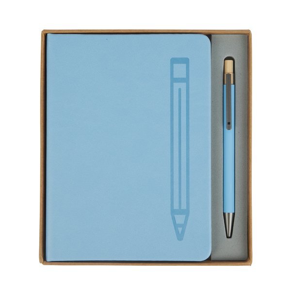 Manhattan II Gift Set w/ Magnetic Journal & Recycled Pen