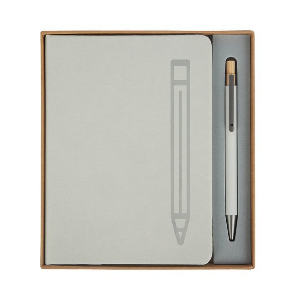 Manhattan II Gift Set w/ Magnetic Journal & Recycled Pen