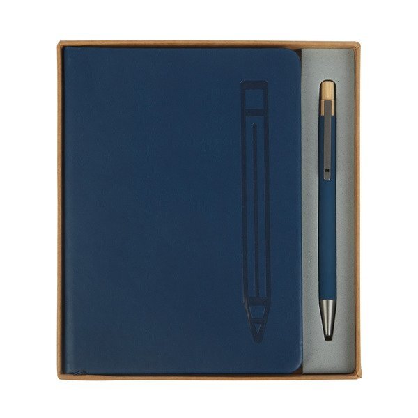 Manhattan II Gift Set w/ Magnetic Journal & Recycled Pen