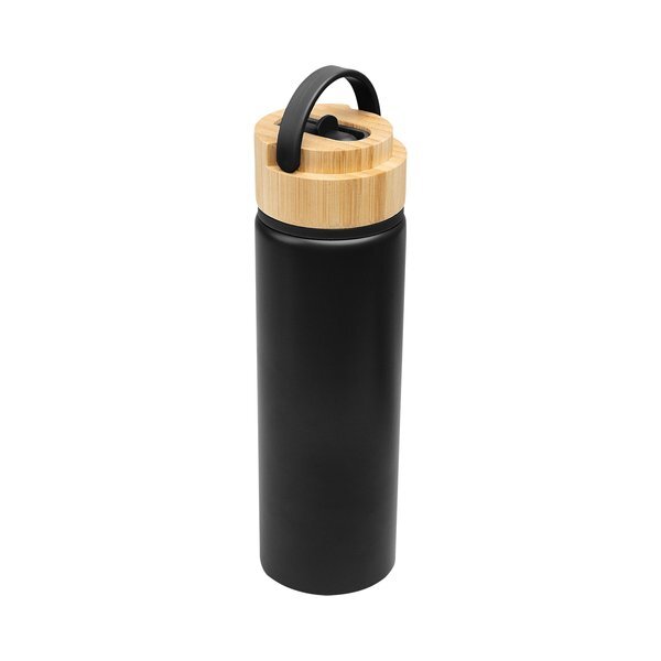 Ellis Recycled Aluminum Bottle w/ Bamboo Lid, 27oz.