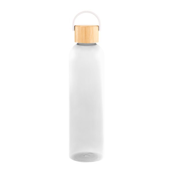 Jeffrey rPET Bottle w/ Bamboo Lid & Easy Carry Handle, 32oz.