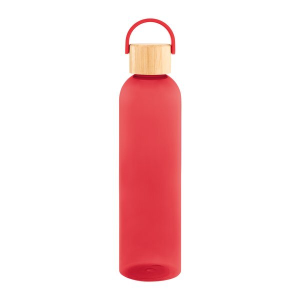Jeffrey rPET Bottle w/ Bamboo Lid & Easy Carry Handle, 32oz.