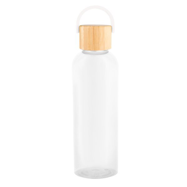 Ally rPET Bottle w/ Bamboo Lid & Easy Carry Handle, 20oz.