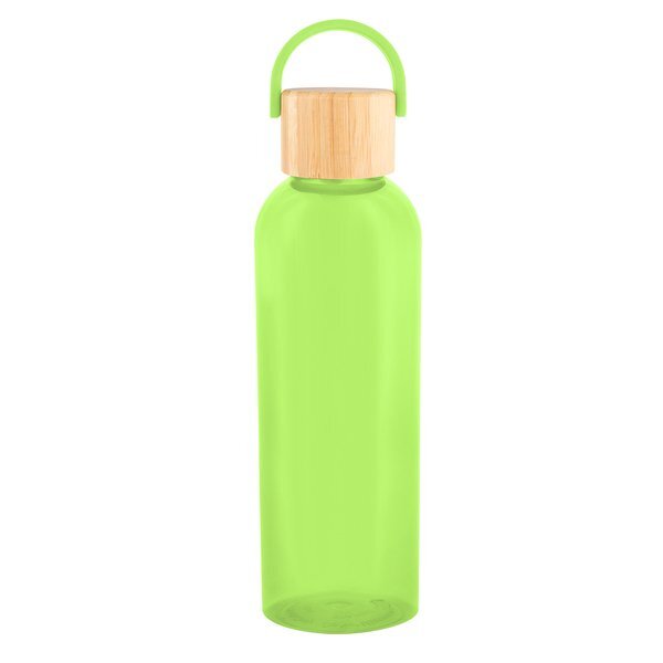 Ally rPET Bottle w/ Bamboo Lid & Easy Carry Handle, 20oz.