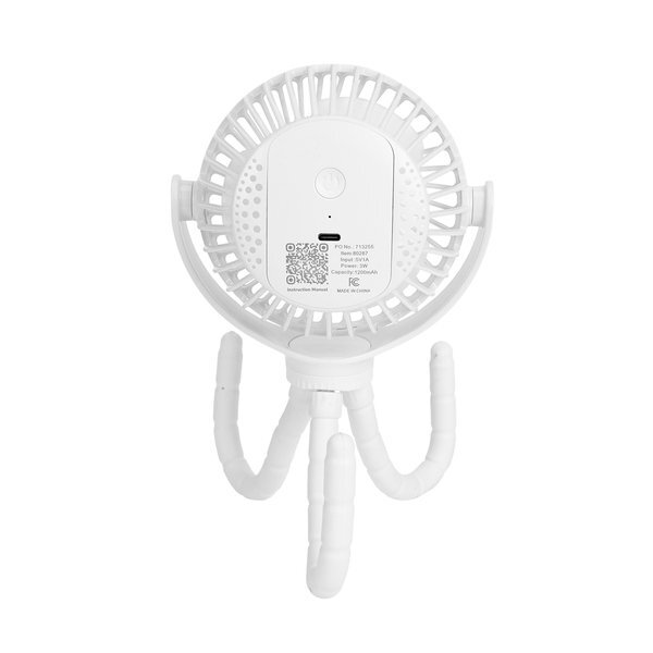 Portable Rechargeable Fan w/ Flexible Tripod
