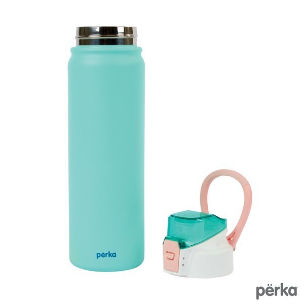 Perka® Rex Fresh Double Wall Recycled Stainless Steel Water Bottle,  24 oz.