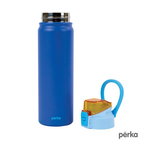 Perka® Rex Fresh Double Wall Recycled Stainless Steel Water Bottle,  24 oz.