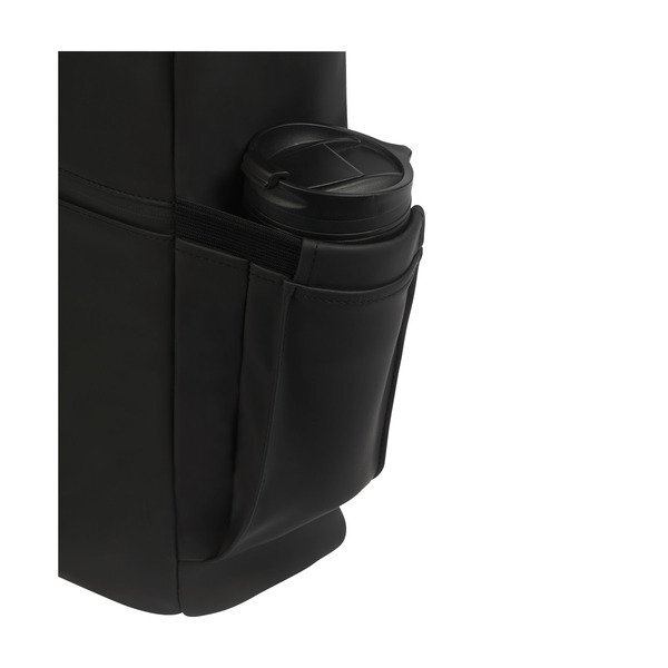 Casey PU Roll-Top Laptop Backpack