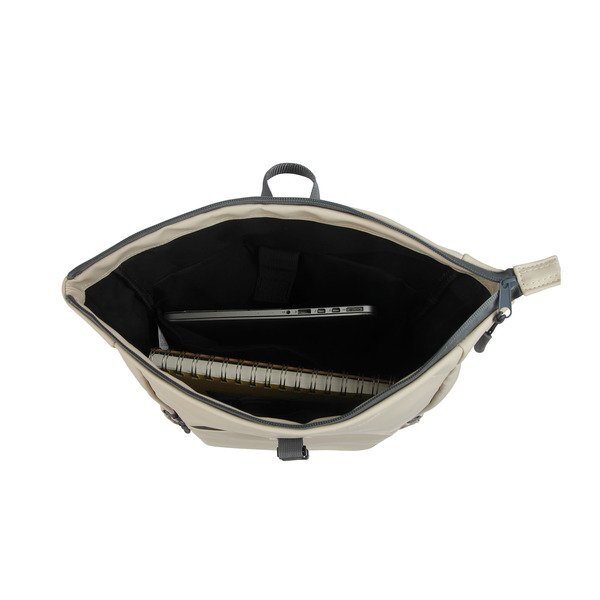 Casey PU Roll-Top Laptop Backpack