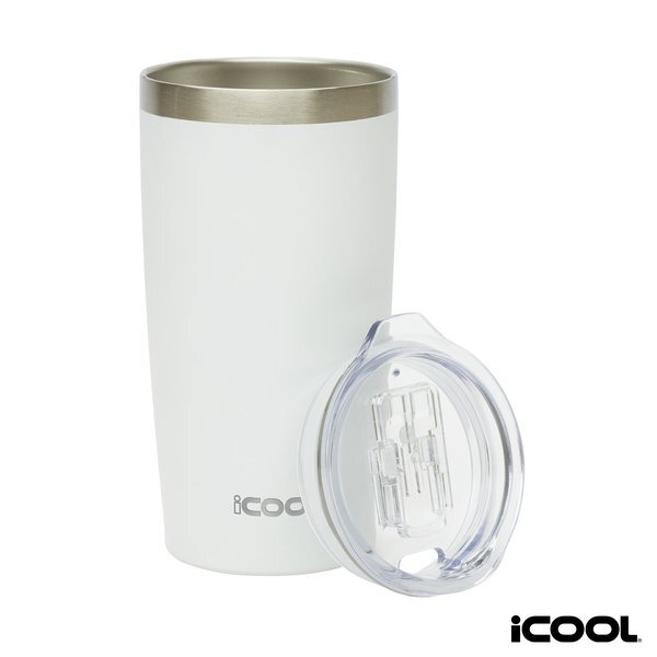 iCOOL® Lewiston Double Wall Stainless Steel Tumbler, 20 oz.