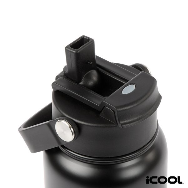 iCOOL® Glenwood Double Wall Recycled Stainless Steel Water Bottle, 35 oz.