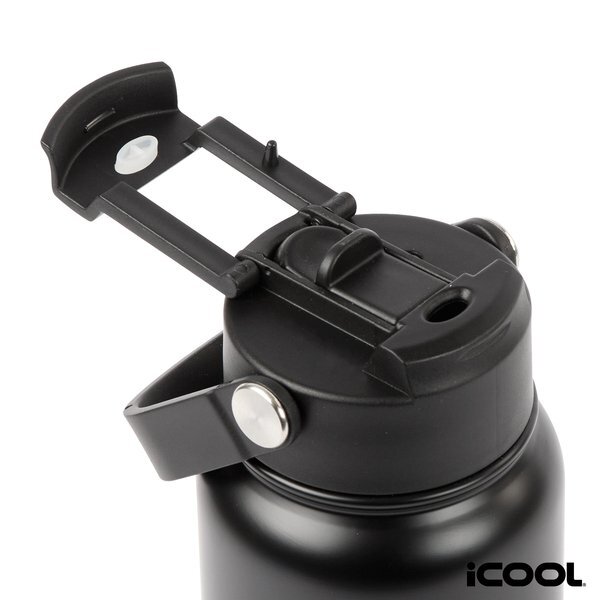 iCOOL® Glenwood Double Wall Recycled Stainless Steel Water Bottle, 35 oz.