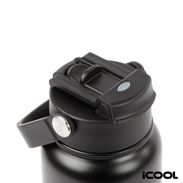 iCOOL® Glenwood Double Wall Recycled Stainless Steel Water Bottle, 35 oz.