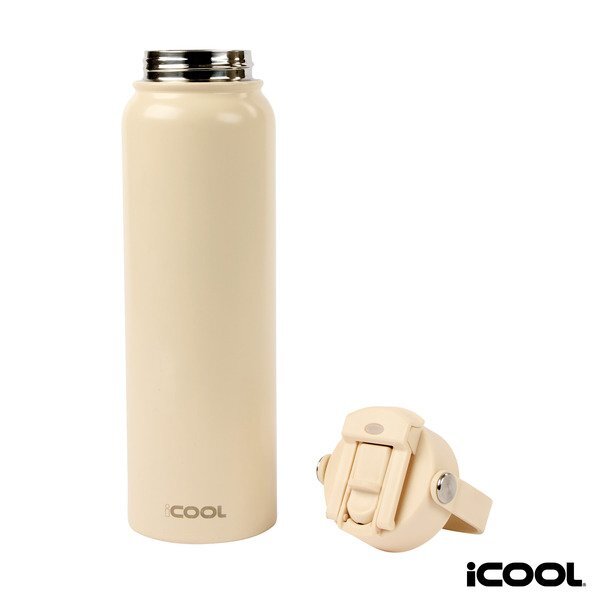 iCOOL® Glenwood Double Wall Recycled Stainless Steel Water Bottle, 35 oz.