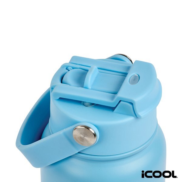 iCOOL® Glenwood Double Wall Recycled Stainless Steel Water Bottle, 35 oz.