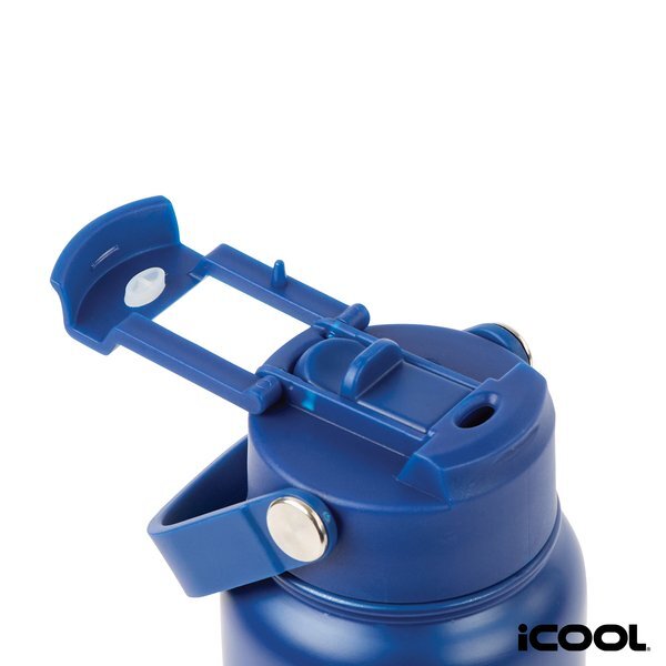 iCOOL® Glenwood Double Wall Recycled Stainless Steel Water Bottle, 35 oz.