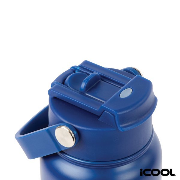 iCOOL® Glenwood Double Wall Recycled Stainless Steel Water Bottle, 35 oz.