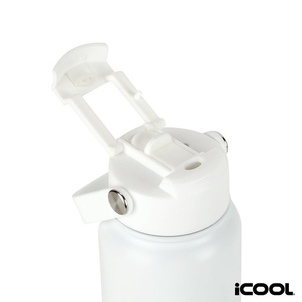 iCOOL® Glenwood Double Wall Recycled Stainless Steel Water Bottle, 35 oz.