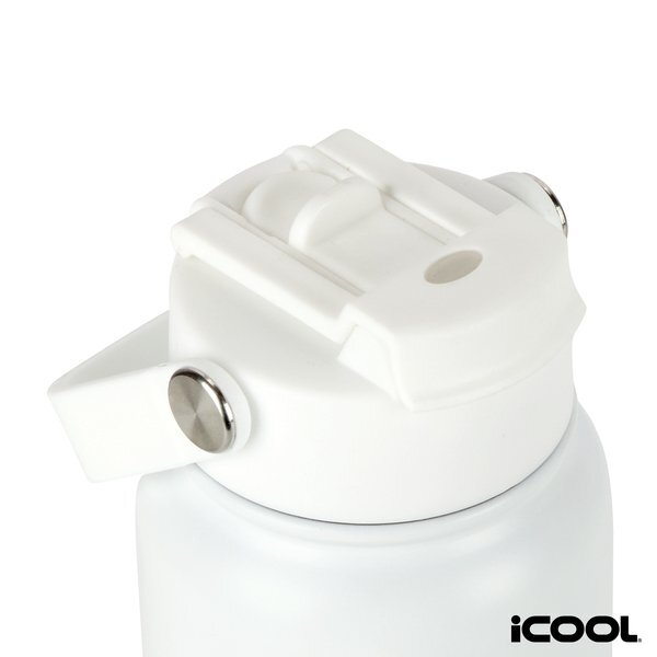 iCOOL® Glenwood Double Wall Recycled Stainless Steel Water Bottle, 35 oz.