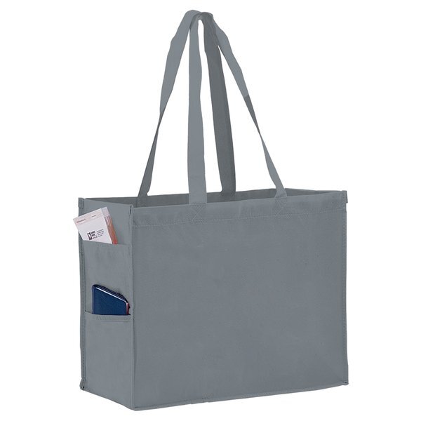Everyday Non-Woven Tote with Side Pockets