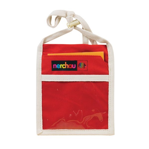 Cotton Canvas Neck Wallet