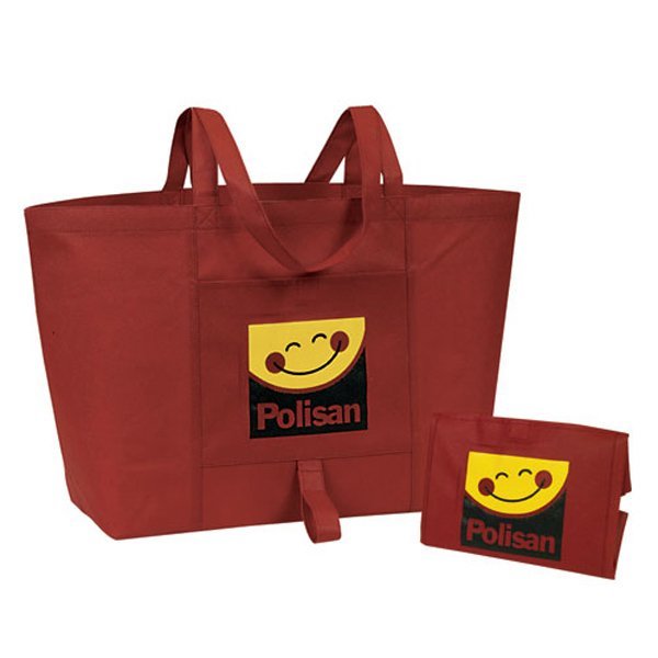Non Woven Fold Up Shopping Tote